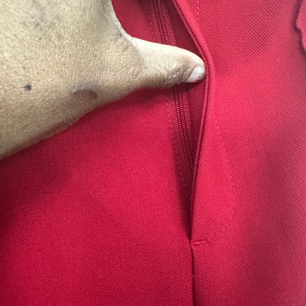 Zara Vibrant Red Pants - Picture 10 of 16